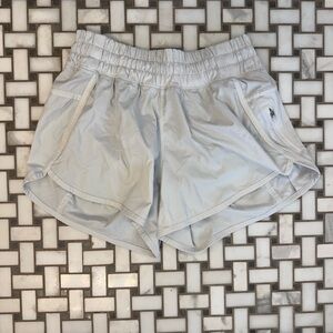 Lululemon Athletica Light Gray Athletic Shorts